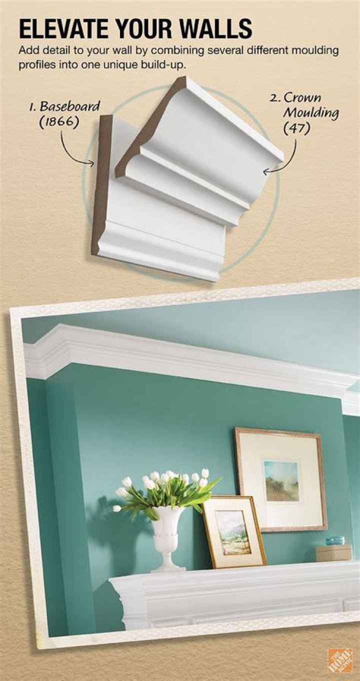 Should crown molding be the same color as the ceiling